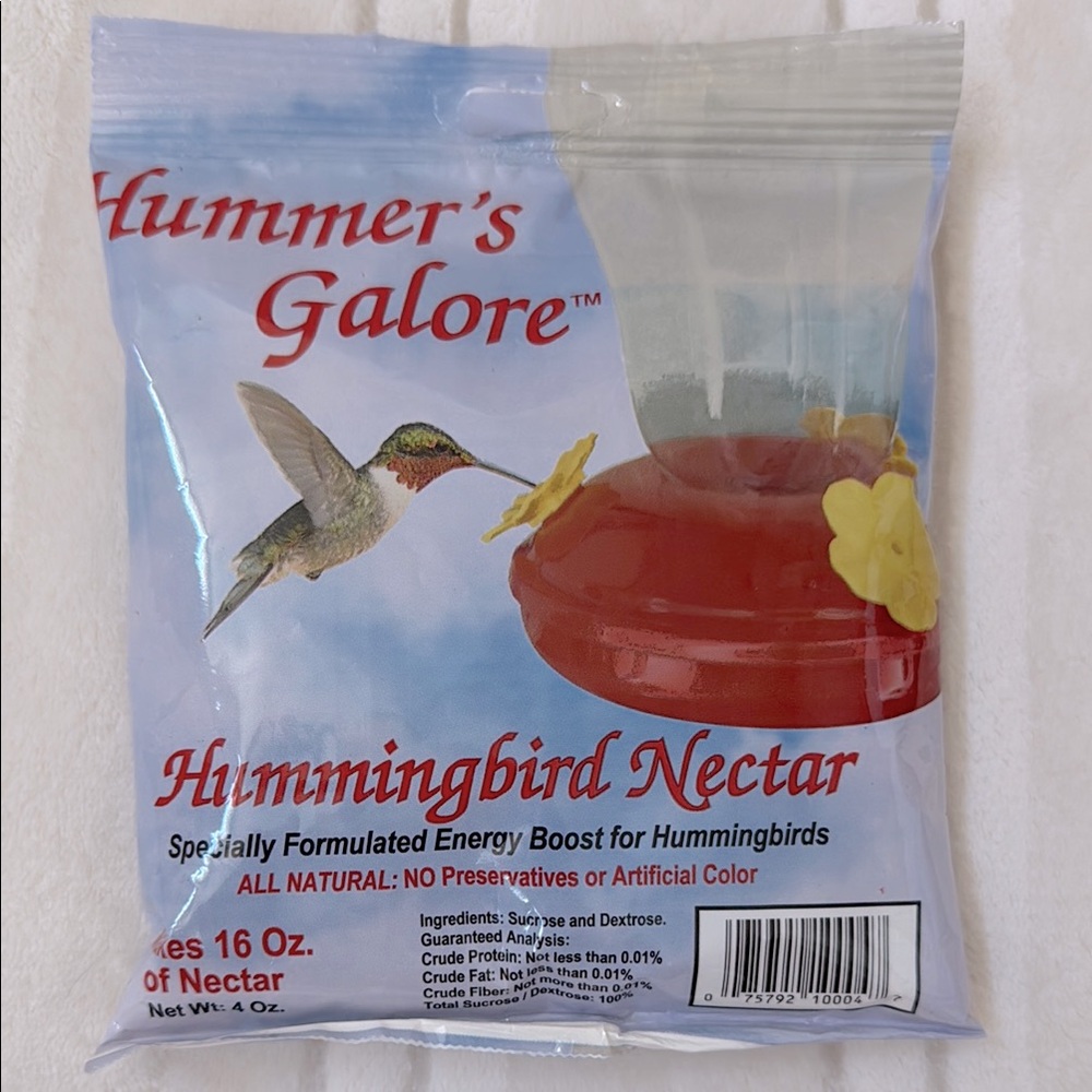 Hummingbird Feeder & Hummingbird Nectar Set - Picture 2 of 3